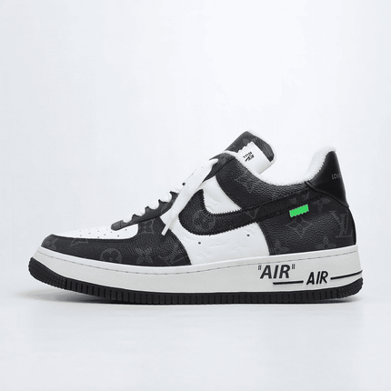 Men's Air Force 1 Low x Louis Vuitton Black White Shoes