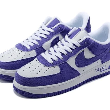 Men's Air Force 1 Low x Louis Vuitton Purple Shoes