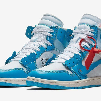 Men's Air Jordan 1 X Off White UNC Shoes