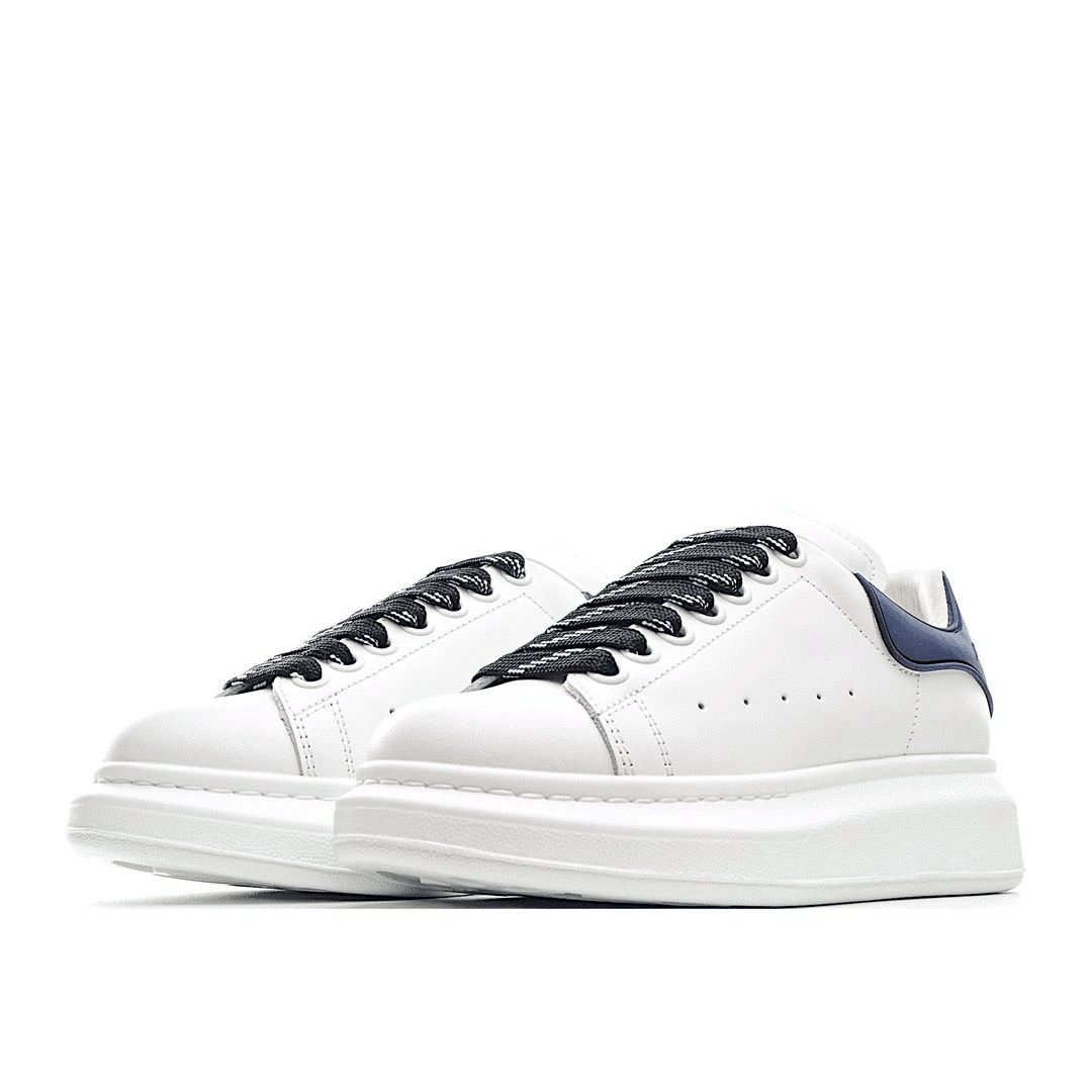 Men's Alexander MCQueen Oversized Sole Leather Sneakers Shoes V14