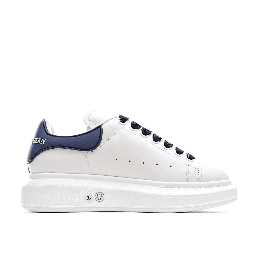 Men's Alexander MCQueen Oversized Sole Leather Sneakers Shoes V14