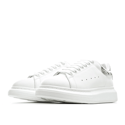 Men's Alexander MCQueen Oversized Sole Leather Sneakers Shoes V12