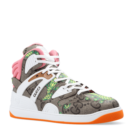 Men's Gucci Basket Multicolour Sneaker Shoes