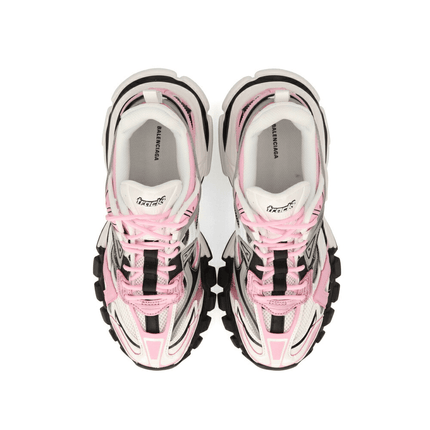 Women's Balenciaga Track 2.0 Open Sneaker Pink & Grey