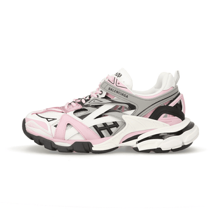 Women's Balenciaga Track 2.0 Open Sneaker Pink & Grey