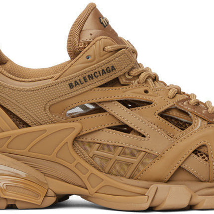 Men's Balenciaga Track 2.0 Open Sneaker In Camel