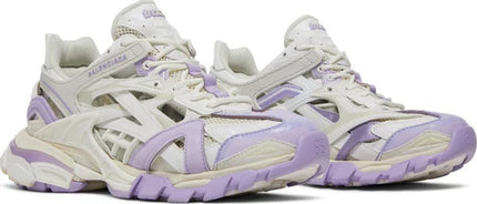 Women's Balenciaga Track 2.0 Open Sneaker Purple & White