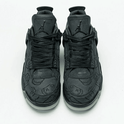 Men's Air Jordan 4 KAWS Black Shoes