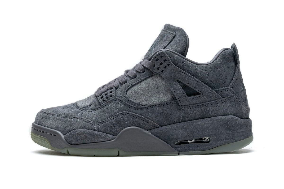 Men's Air Jordan 4 X KAWS Grey Shoes