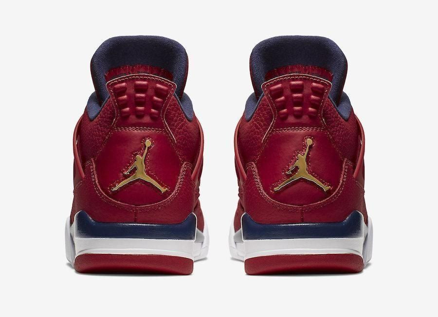Men's Air Jordan 4 Fiba Gym Red Shoes