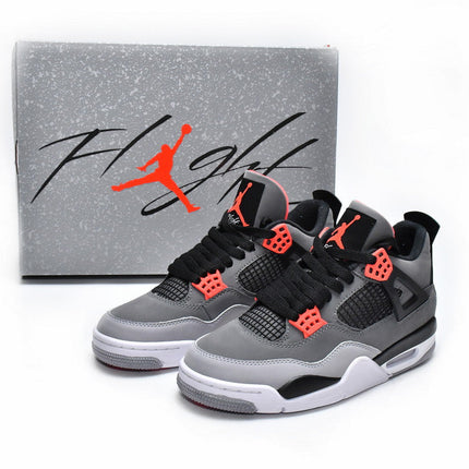 Men's Air Jordan 4 Red Glow Infrared Shoes
