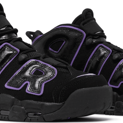 Men's Air More Uptempo 96' Black Action Grape Shoes