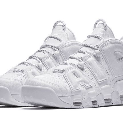 Men's Air More Uptempo GS Triple White Shoes
