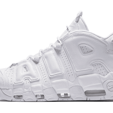 Men's Air More Uptempo GS Triple White Shoes