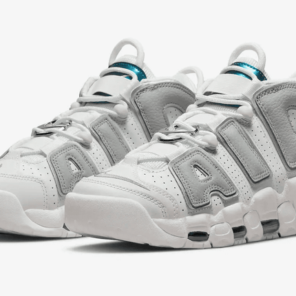 Men's Air More Uptempo Metallic Teal Shoes