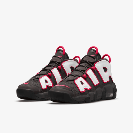 Men's Air More Uptempo PS Medium Ash Siren Red White Shoes