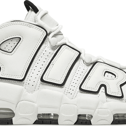 Men's Air More Uptempo White Black Shoes