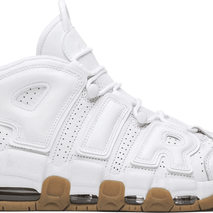 Men's Air More Uptempo White Gum Shoes