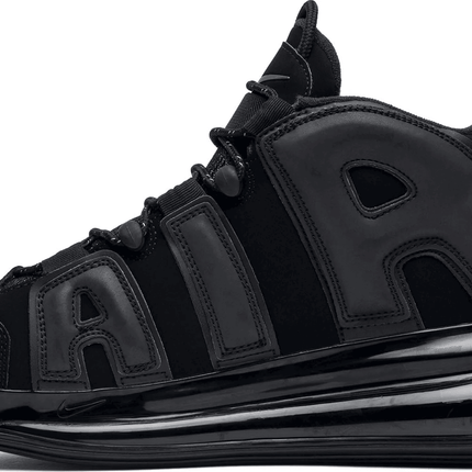 Men's Air More Uptempo 720 QS Triple Black Shoes