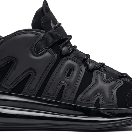 Men's Air More Uptempo 720 QS Triple Black Shoes