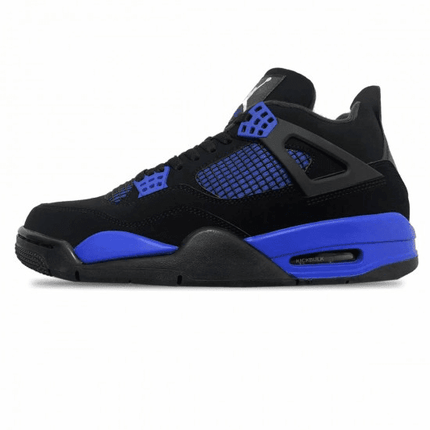 Men's Air Jordan 4 Retro Black Game Royal Shoes