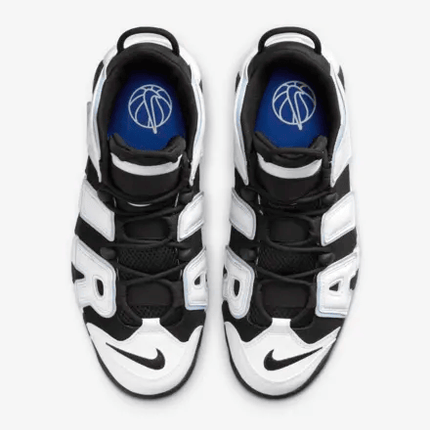 Men's Air More Uptempo 96' Cobalt Bliss And White Shoes
