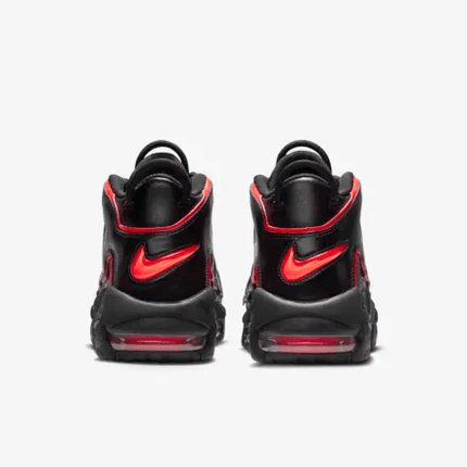 Men's Air More Uptempo 96' Black Racer Blue And Red Shoes