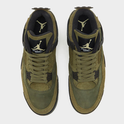 Men's Air Jordan 4 Retro SE Craft Ã¢â‚¬ËœMedium OliveÃ¢â‚¬â„¢ Shoes