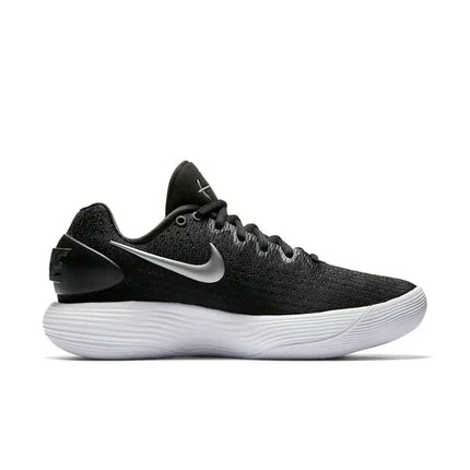 Men's Hyperdunk 2017 Black Metallic Silver Shoes