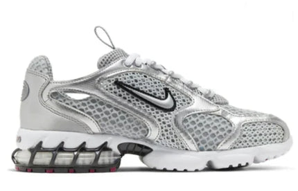 Men's Nike Air Zoom Spiridon Caged 2 Metallic Silver Shoes