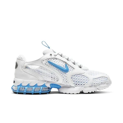 Men's Nike Air Zoom Spiridon Caged 2 White University Blue Shoes