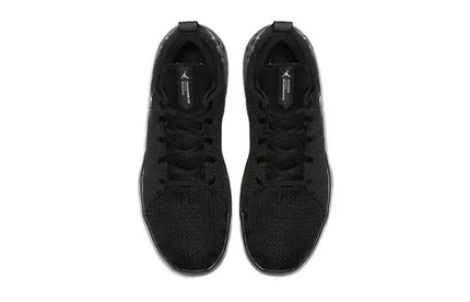 Men's Jordan Jumpman Diamond Low Black Metallic Silver Shoes