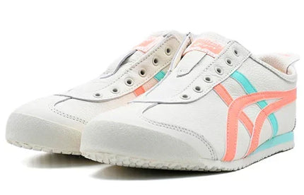 Men's Mexico 66 Slip-On White Aqua Orange Shoes