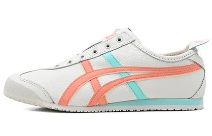 Men's Mexico 66 Slip-On White Aqua Orange Shoes
