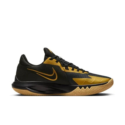 Men's Nike Precision 6 Black Metallic Gold Shoes