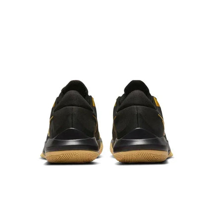 Men's Nike Precision 6 Black Metallic Gold Shoes