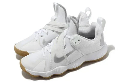 Men's Nike React Hyperset White Metallic Silver Shoes