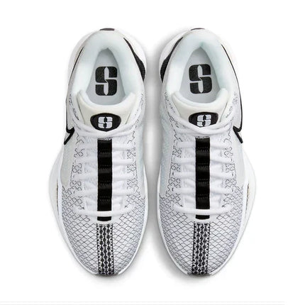 Men's Nike Sabrina 1 Magnetic White Black Silver Shoes