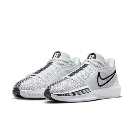 Men's Nike Sabrina 1 Magnetic White Black Silver Shoes