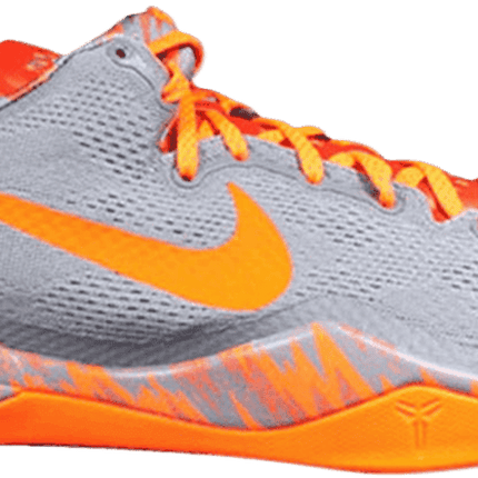 Men's Kobe 8 System Grey Team Orange Shoes
