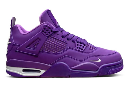 Men's Nike Air Jordan 4 Purple Thunder Shoes