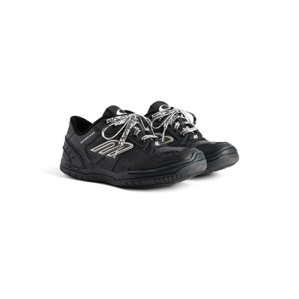 Men' Balenciaga Hamptons Worn-out Trainers Black Sneaker