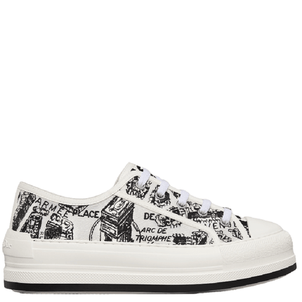 Men's Dior Walk’n’Dior Platform White Black Sneakers