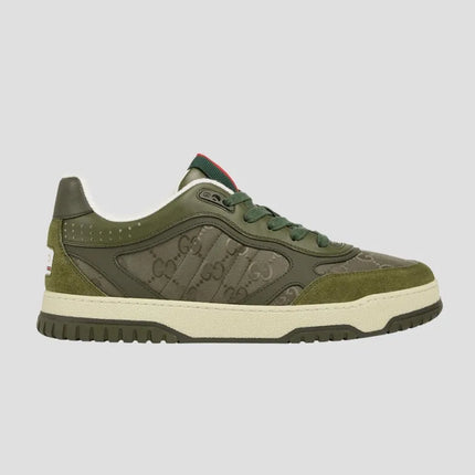 Men's Gucci Re-Web Dark Green Sneakers