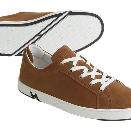 Men's Hermes Brown Sneakers