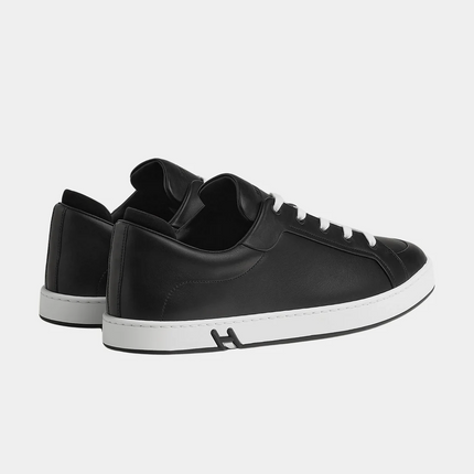 Men's Hermes Black Sneakers