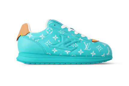 Men's Louis Vuitton BUTTERSOFT Teal  Sneakers