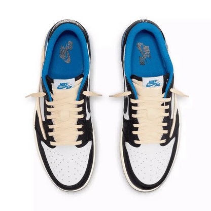 Men's Travis Scott x Air Jordan 1 Retro Low ‘ Royal Blue' Shoes