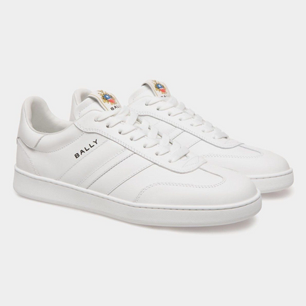 Men's Bally Retro Crest White Sneaker
