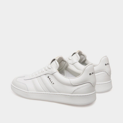 Men's Bally Retro Crest White Sneaker